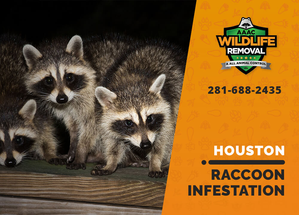 infested by raccoons houston