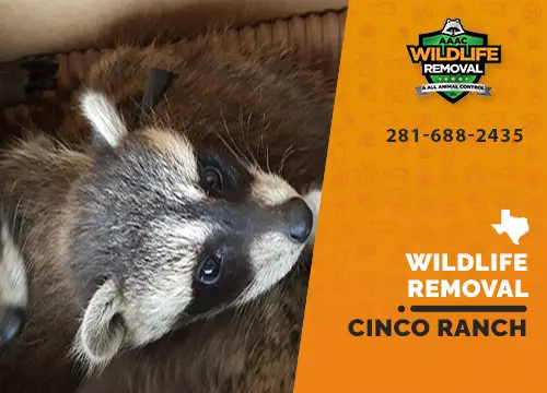 Cinco Ranch Wildlife Removal professional removing pest animal